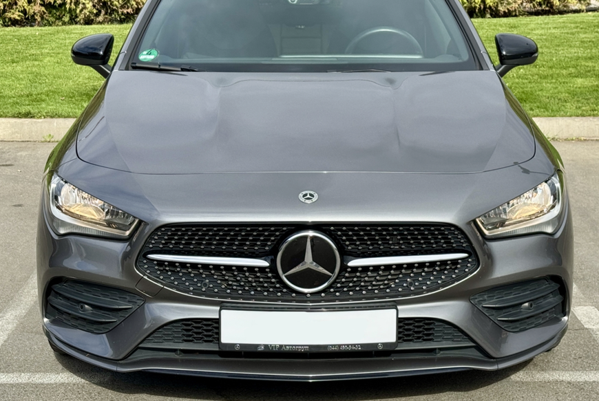 Решітка радіатора Mercedes CLA-Class C118 (2019-2022) в стилі Diamond Чорна з хромом MB-W118194 фото