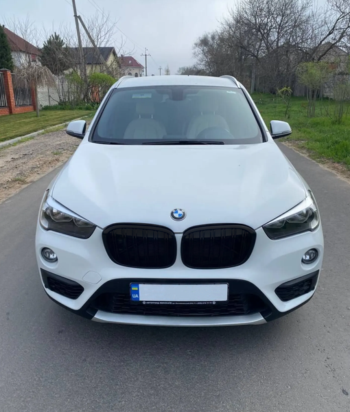 Решетка радиатора ноздри BMW X1 F48 (2015-2019) черный мат BMW-F48162 фото