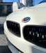 Решітка радіатора ніздрі BMW F30 F31 (2012-2018) карбон 6359 фото 4