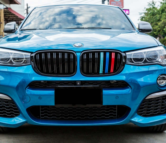 Решетка радиатора ноздри BMW X3 F25 X4 F26 (2014-2018) M-color BMW-F25143 фото
