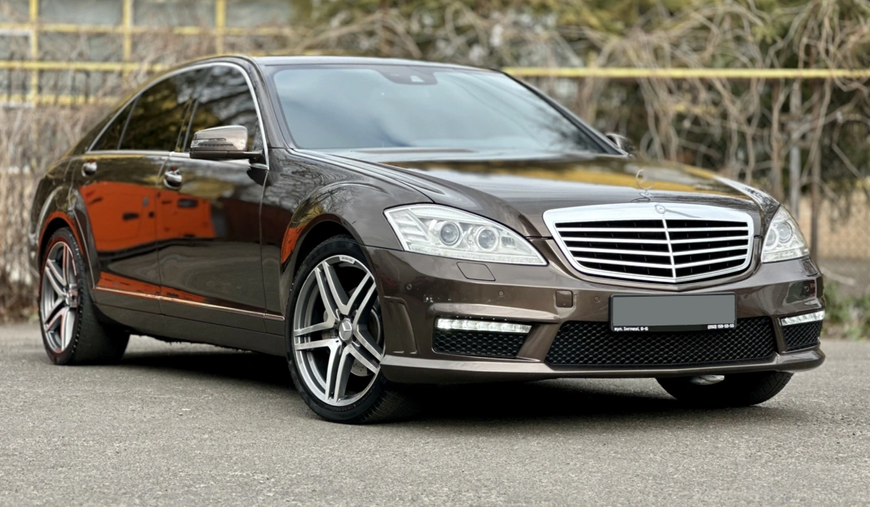 Передний бампер Mercedes-Benz W221 (2009-2012) стиль S63 AMG MBW221-062 фото