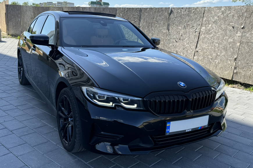 Решітка радіатора ніздрі BMW G20 G21 (2018-2022) чорний мат BMW-G20198 фото