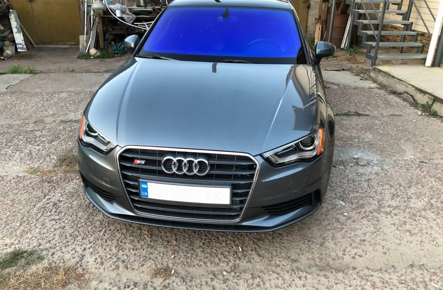 Решітка радіатора Audi A3 8V (2012-2016) чорна в стилі S-Line A3-S141 фото