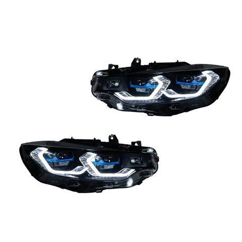 Передні фари BMW F32 F33 F36 (2013-2015) Full Led в стилі G80 (з блоками) 9 PIN F32G80PRELCI9 фото
