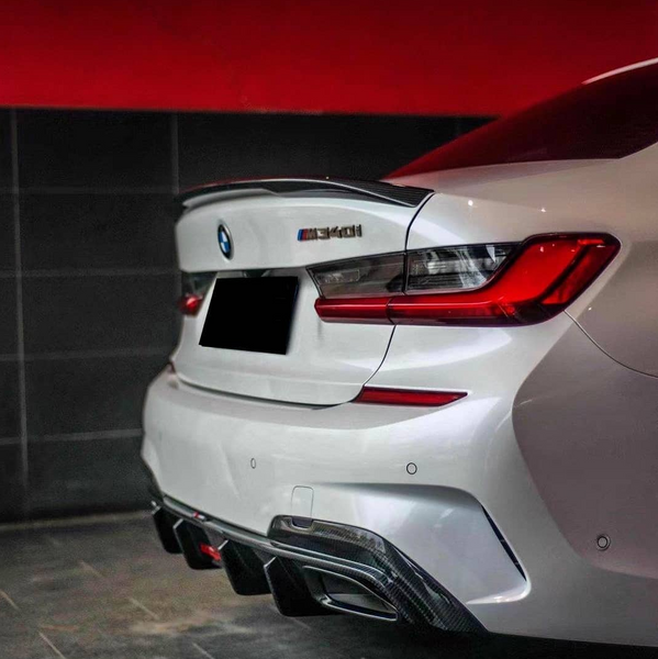 Спойлер BMW G20 M3 G80 стиль M Performance карбон 1220 фото