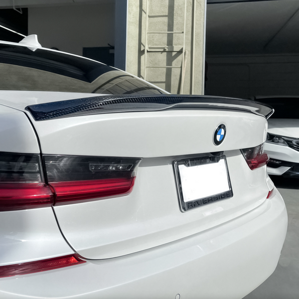 Спойлер BMW G20 M3 G80 стиль M Performance карбон 1220 фото